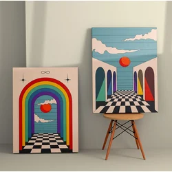 Wallity Zidna dekoracija 2KNV4287, 70 x 100cm, 2 komada