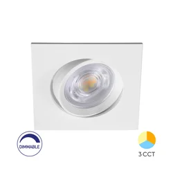 Braytron Dimabilna spot svetiljka BRY-G3-7W-SQAURE-BELA-3IN1