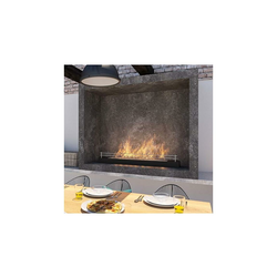 InFire - BIO kamin 8x120 cm 3kW crna