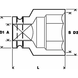 Bosch Umetak nasadnog ključa 1608556011, 3/4, 22mm