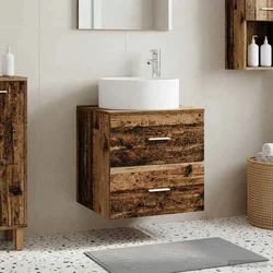 Umivaonik s policom Staro drvo 49,5 x 44,5 x 65,5 cm