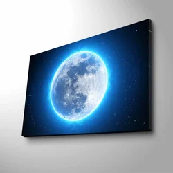 Wallity Dekorativna slika NASA, 45x70cm, LED osvetljenje
