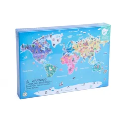 Classic world Drvena slagalica Mapa sveta