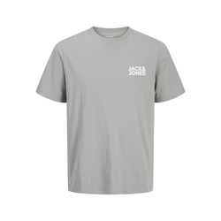 JACK & JONES Majica siva/bela