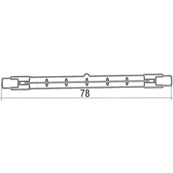 Emos halogena sijalica j78 120w r7s ww ze0102 ( 2425 )