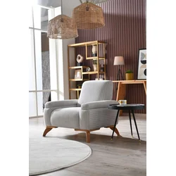 Atelier del Sofa Fotelja Zena, 70x93x78cm, Siva