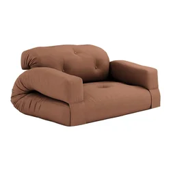 Oranžen raztegljivi kavč 140 cm Hippo - Karup Design