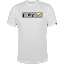 Muška majica kratkih rukava Plaky, Bela