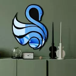 Wallity Ogledalo Ozgl527, 36x48 cm, Plavo