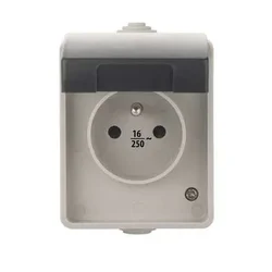 Emos Stenska vtičnica A1397 wall-mounted 16A/250V IP54
