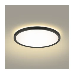 Brilagi - LED svetlo za kupatilo ULTRA SLIM LED/18W/230V prečnik 30 cm crna IP54