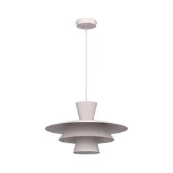 Luster na sajli PLATO 1xE27/15W/230V krem