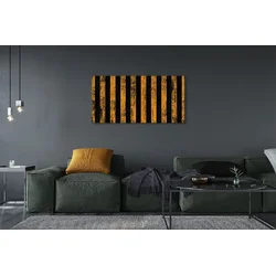 tulup.si Slika na platnu Nepravilne rumene črte 140x70 cm