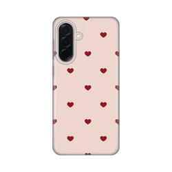 Maska za Samsung Galaxy A36 5G Beige Hearts Print A366B, Šarena