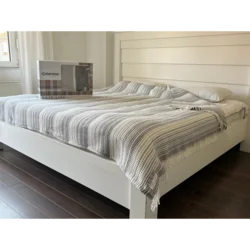Ćebe Cozy Viktorija 150x200cm Dezen - Zeta Gri Akril/Pamuk