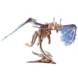 Ugears 3D lesena mehanska sestavljanka Whirling Dragon