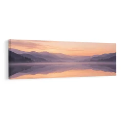Slika mirna zora nad gladino - 120x40