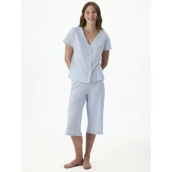 Penti Pižama Pyjama-Sets svetlo modra