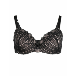 Dorina Nedrček CELINE LIGHT PADDED DEMI, črna