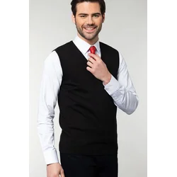 TUDORS Muški prsluk Slim Fit crni