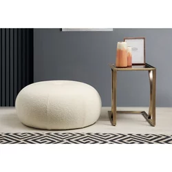Atelier del Sofa Tina Bouclet Tabure, Belo