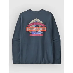 Patagonia Great Waves Responsibili- Long Sleeve T-Shir summit blue