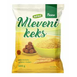 KEKS MLEVENI BAS BAS 500G