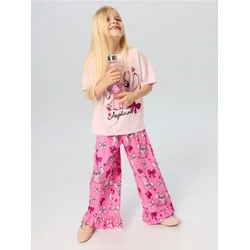 Sinsay - Viskozne široke pantalone Stitch - šareno