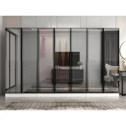 Hanah Home ormar sa reflektujućim staklom Nisa 20642, 315 cm, beli