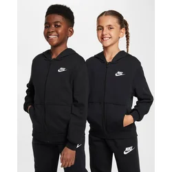 Nike K NSW CLUB FT HD FZ LS LBR, dječija jakna, crna FD3017