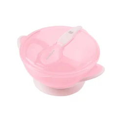 Kikka Boo Činija sa vakumom i kašičicom Feedy Pink