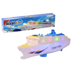 slomart LEAN TOYS Plovni parnik s lučmi in zvoki