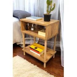 Hanah Home Noćni ormarić, Krem