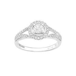 DIAMANT LETERNEL Prstan srebrna