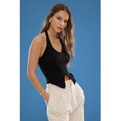 Trendyol Milla Ženska bluza, Crna