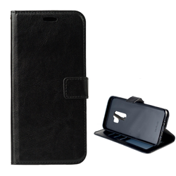 Ovitek za telefon Barvna preklopna torbica Samsung Note 10+ črna