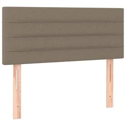 Vidaxl Posteljno vzglavje taupe 80x5x78/88 cm blago