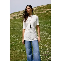 Trendyol Modest Ženska majica Tctss26Rt00004, Krem