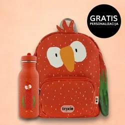trixie otroški nahrbtnik + steklenička 500 ml mr. parrot