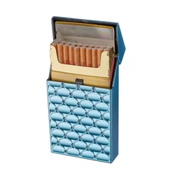 Diamantna tanka škatlica za cigarete mešane barve