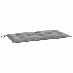 Jastuk za vrtnu klupu sivi 100 x 50 x 7 cm od tkanine Oxford