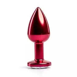 Anal butt plug metal Crveni S