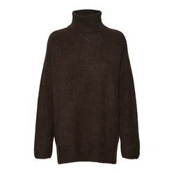 Vero Moda Petite Pulover VMJUPITER pikčasto rjava