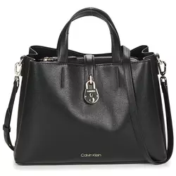 Calvin Klein Jeans  Ručne torbe PADLOCK TOTE MD  Crna