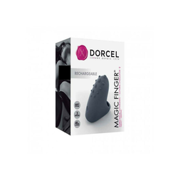 Dorcel Magic Finger - akumulatorski, prsten vibrator (siva)