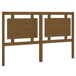 Uzglavlje za krevet boja meda 155,5x4x100 cm masivna borovina