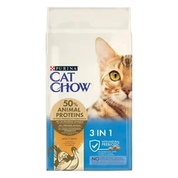 PURINA CAT CHOW Suva hrana za mačke 3u1 sa ukusom ćuretine 15 kg