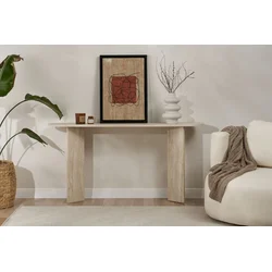 Hanah Home Konzola Sira, 75x35x150 cm, Krem