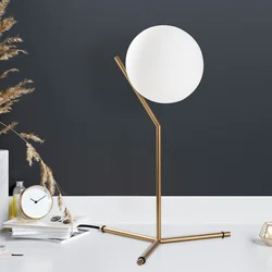 Opviq Stona lampa Luminar-14161, 35x30x52 cm, IP20, Zlatne boje