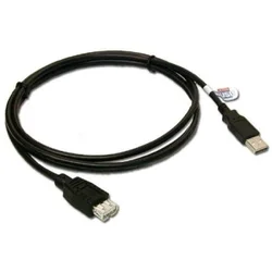 Kabl USB A - USB A M/F (produžni) 3m crni